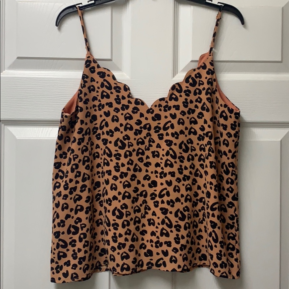 Animal print top
